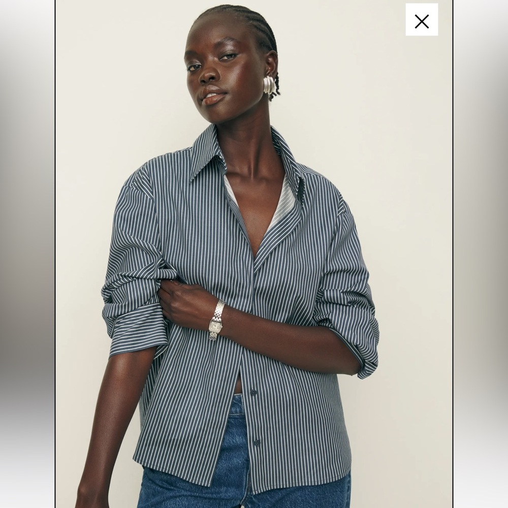 REFORMATION Andy Oversized shirt XS